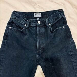 Agolde women’s unfinished hem jeans
